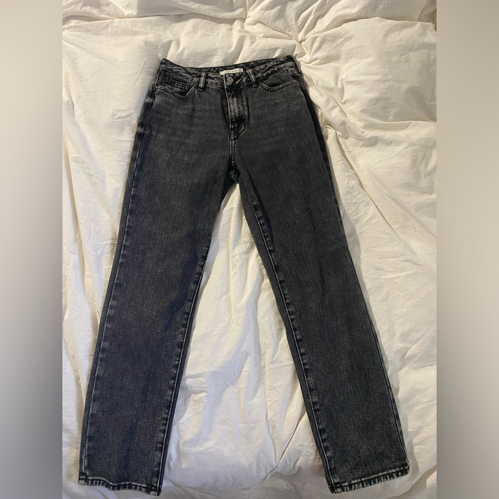 Pacsun Black Mid Rise Straight Leg Jeans